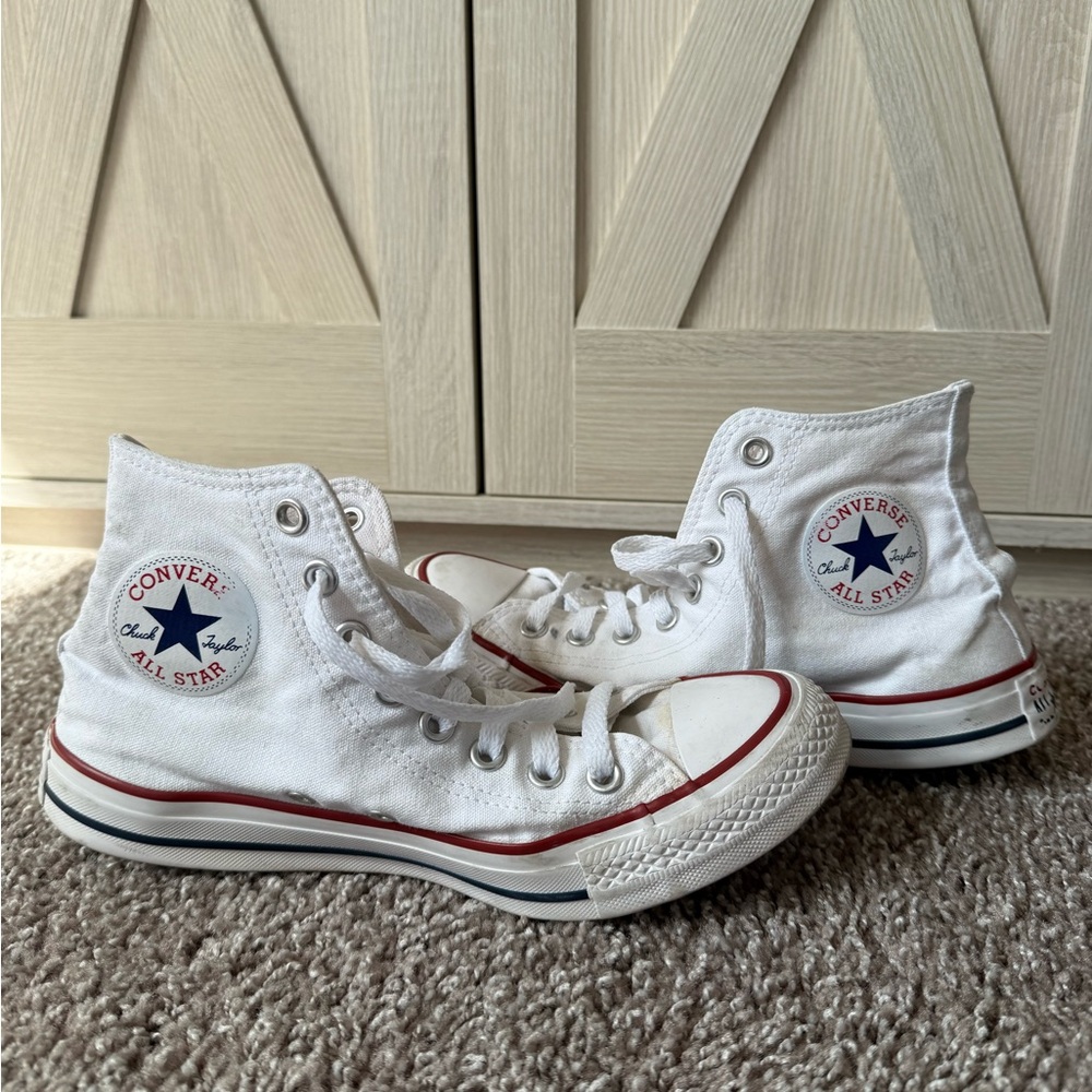 White high top converse